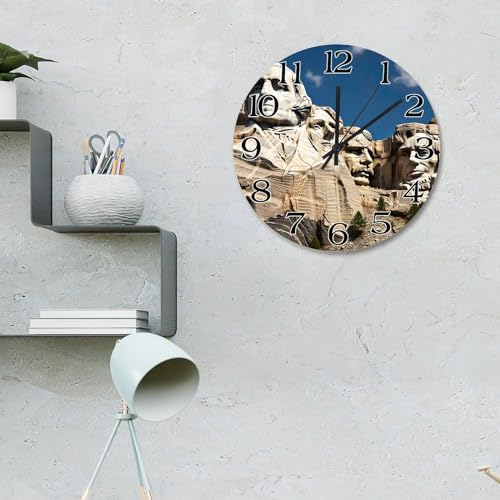 Horloge murale Mount Rushmore lisible 38 cm pour grands espaces - 3