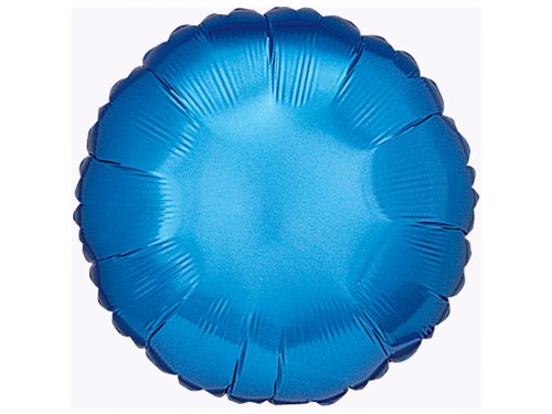 18" Blue Round Foil Balloon