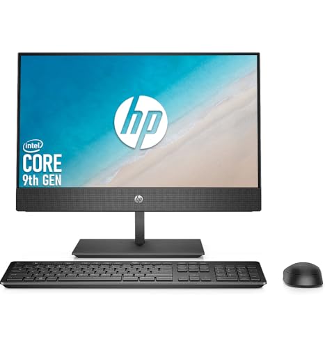 Image of HP ProOne 600 G5 All-in-One Desktop Computer, 21.5 inch FHD (1920 x 1080) PC, Intel Core i5-9400 6-Core, 8GB DDR4 RAM, 256GB SSD, DisplayPort, Wired Keyboard & Mouse, WiFi, Windows 11 Pro (Renewed)
