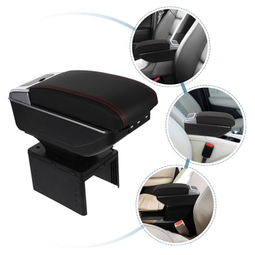 Boîte accoudoir voiture réglable PLAFOPE aux finitions électroplaquées