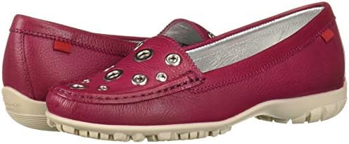 Marc Joseph New York Women's Leather Made in Brazil Mott Street Golf Shoe, Sangria Grainy, 6 M US | Image 6