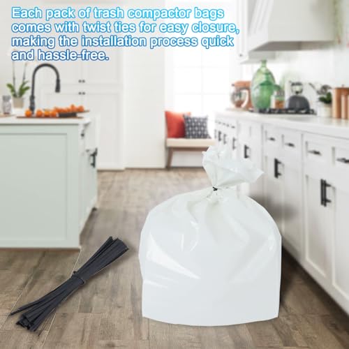 image for Foifatt W10165294RB Trash Compactor Bags Fits 15-inch Rectangular Draw
