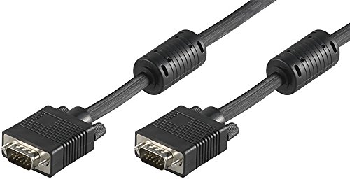 Goobay 33360 Câble de moniteur Full HD SVGA Doré - Connecteur VGA (15 pôles) > Connecteur VGA (15 pôles)