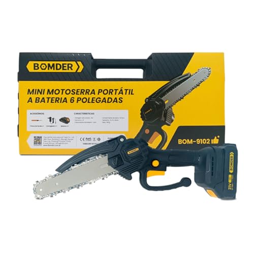 Mini motosserra jardinagem baterias Mini serra elétrica 2 baterias 21V Mini serra portátil recarregá