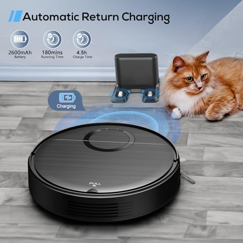 Robot Vacuum and Mop Combo with Self-Empty Base
