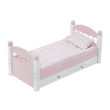 Emily Rose 18 Inch Doll Furniture Bed for American Girl Dolls | Stackable Doll Trundle Bed, Includes...