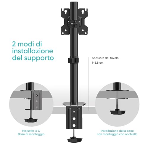 ONKRON Braccio Monitor Scrivania per TV e Schermi