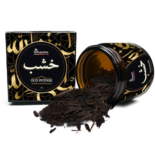 SAMSARA Bakhoor [20 gr] ULTRA DURATA - Profumo Arabo Donna | Profumi Arabi Uomo, Legno di OUD, Profumo per Capelli, Corpo e Indumenti | Made in DUBAI (Jasmine Oud)