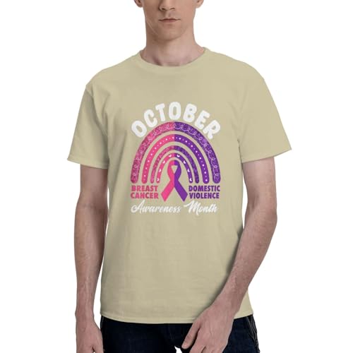 Dzgttr Protect Women Men‘s 100% Cotton T-Shirt Lightweight Breathable Crewneck Tee Natural 4X-Large