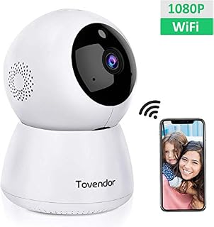 Tovendor IP Camera WiFi 1080P Home Dome Security System with Night Vision, Motion