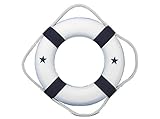 Hampton Nautical Decorative Life Ring New Lifering, 6', Blue