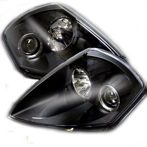 Winjet Compatible with [2000 2001 2002 2003 2004 2005 Mitsubishi Eclipse 3G] LED DRL Halo Projector Headlights