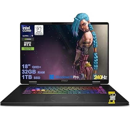 msi Crosshair 18 HX AI Gaming Laptop 18" QHD+ 240Hz 100% DCI-P3 Intel msi Crosshair 18 HX AI Gaming Laptop 18" QHD+ 240Hz 100% DCI-P3 Intel