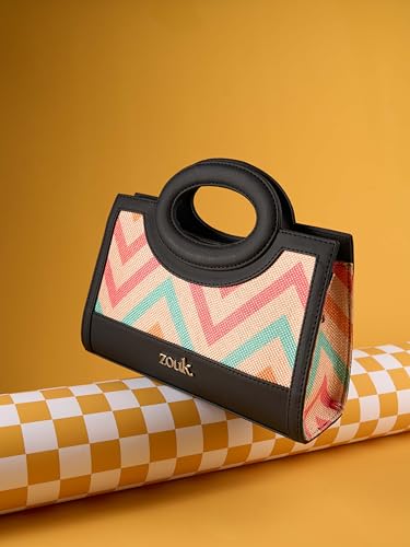 Image of ZOUK Zoe Sling Bag | Stylish Women's Crossbody Bags | Purse | Detachable Strap | Water-Resistant | Trendy Girls Side Bag | Compact & Chic