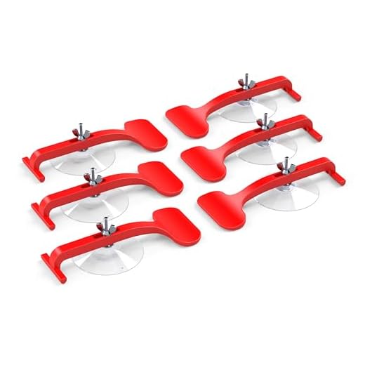 Convertible Doctor™ Giant Suction Cup Clamps for Convertible Glass Windshield Repair/Gluing (6 Pack)
