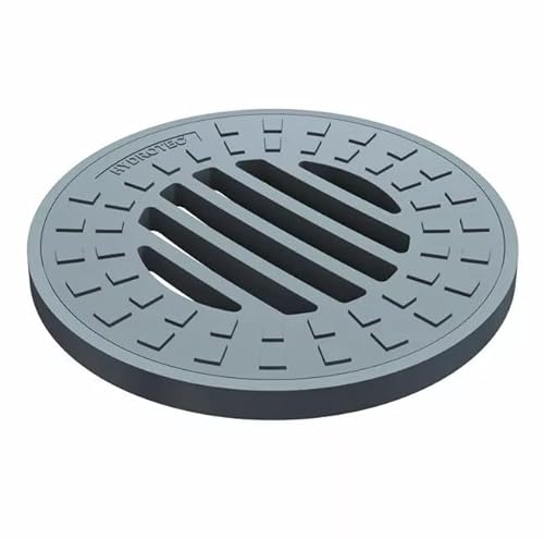 HYDROTEC Hof-Aufsatz Hofablauf Muldenform rund 38cm – Bild 6