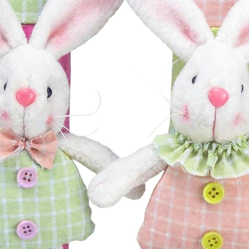 Fundas para manijas de electrodomésticos con diseño de conejo de Pascua protector 8
