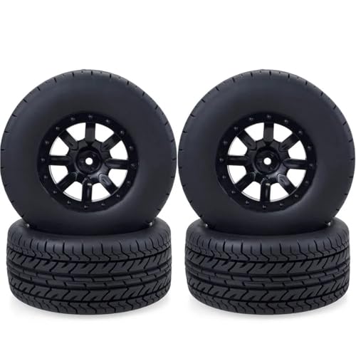 RC�������i For Traxxas For Slash For Hpi For Vkar For Redcat 1/10 Rc�J�[�I�t���[�h�g���b�N�V���[�g�R�[�X110 12�~�����[�g���Z�p�S���^�C���z�C�[�������n�u���i(Type 4)