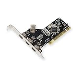 Conforme à la norme PCI 2.2 Syba Carte contrôleur Firewire 1394a (3+1) ports