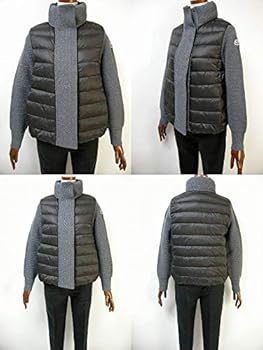 Amazon | [モンクレール] ウールニット切替ダウンジャケット