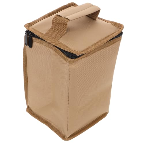 Portable Tank Cover Canvas Gas Canister Storage Bag for Hiking Camping