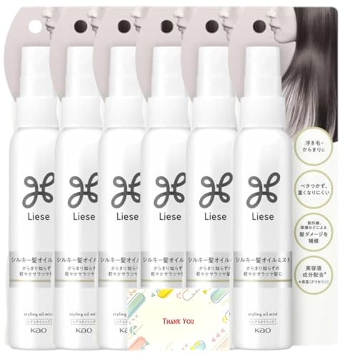 �ԉ� ���[�[ Liese �V���L�[���I�C���~�X�g, �X�^�C�����O���e�t, ����܂�m�炸�̌y�₩�T���T������ 88ml + Kunutonn���܂��t (6�{�Z�b�g)