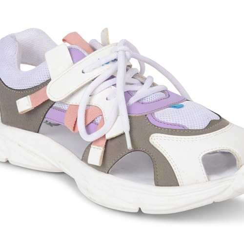 Image of Liberty Leap7x CLOUDY-3E Casual Sandal for Kids With EVA Sole | PU Outsole Comfortable and Cushioned Footbed | Durable Summer Footwear for Indoor and Outdoor | Ideal for Everyday Wear