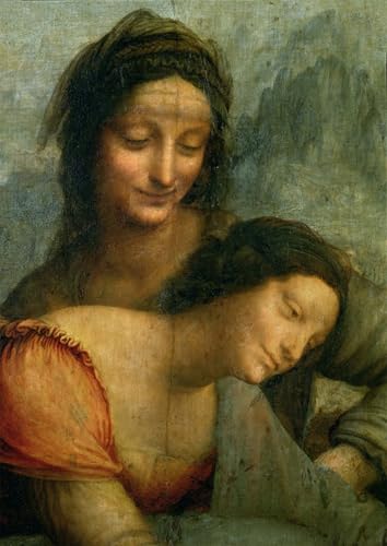Tableaux Murale Art Vierge et Sainte Anne de Vinci, Récupérer l'Élégance des Murs Vides