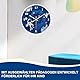 hleo® Wanduhr Kinder (Astronaut) - Lautlose Kinderwanduhr - Wanduhr für Jungen und Mädchen - ohne tickgeräusche, Zifferblatt mit Ø 30 cm, schönes deko für kinderzimmer
