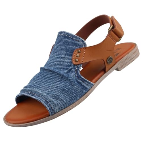 MUSTANG Damen Sandalen Jeansblau EU 39