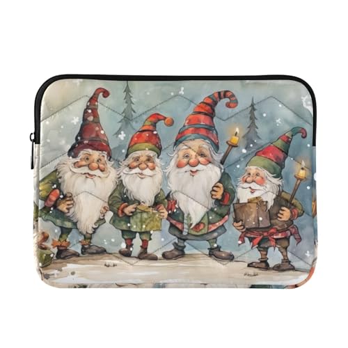 Funda para portátil 13-14 pulgadas impermeable con diseño de gnomos