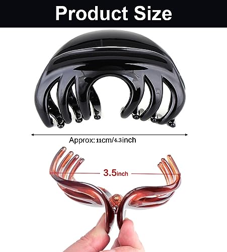 Pinza para cabello tamaño grande para cabello grueso miniatura 5