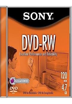 Electronics Sony DVD-RW 2X 4.7GB Rewriteable (Single) (Discontinued by Manufacturer) Book