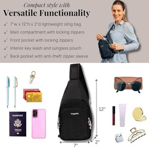 Baggallini Securtex Anti-Theft Daytripper Sling4