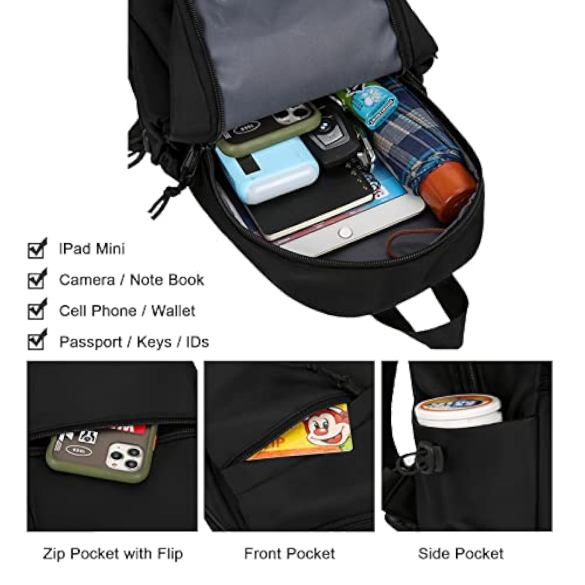 Sling Bag with USB Charge Port, Stylish and Functional