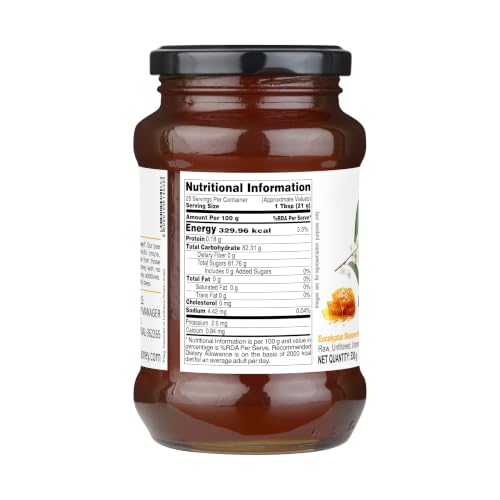 Image of INDIGENOUS HONEY Organic Eucalyptus Honey Raw Unfiltered 17.64 oz