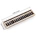 Black long Di fang Wooden Abacus - Professional 17 Column Soroban - 13.86 Inches (35.2 Centimeters) - Calculator with Reset Button - Made