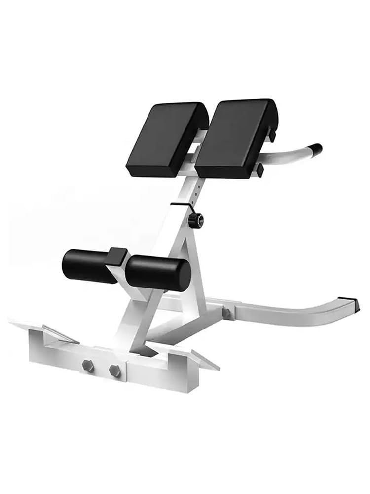 Roman Chair Rückenstrecker Hyperextension Bank für Zuhause, Bauch- und Rückentrainer, verstellbare Fußstütze, bis 136 kg belastbar, geeignet für Körpergröße bis ca. 1,85 m