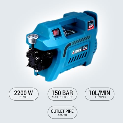 Image of Aimex High Pressure Washer with Induction Motor 2200 Watts with 1L Foam Cannon (D7 Combo)