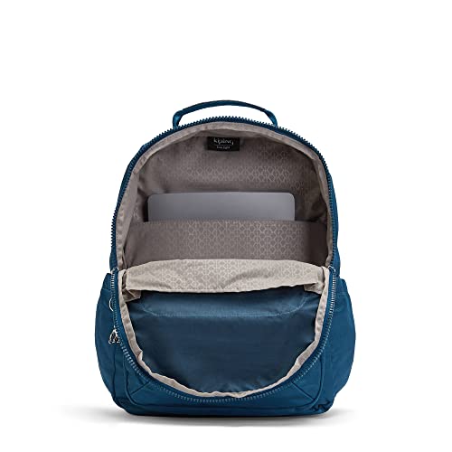 Image of Kipling Women's Seoul 15 inch Laptop Backpack, Durable, Roomy with Padded Shoulder Straps, Built-In Protective Sleeve