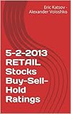 5-2-2013 RETAIL Stocks Buy-Sell-Hold Ratings (Buy-Sell-Hold+ Stocks iPhone App)