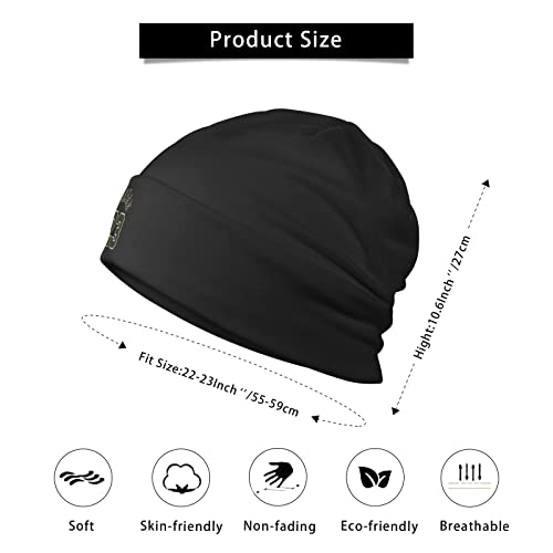 Jordan 23 Basketball Unisex Beanie Cap Winter Skull Cap Knitted Hat Knitted Pullover Cap Black #TOP4