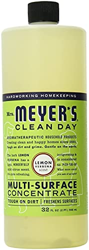 Mrs. Meyer's Clean Day Multi-Surface Concentrate Lemon Verbena, 32 Ounce (Pack of 1)