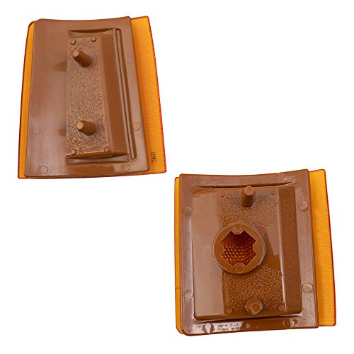 Brock Aftermarket Replacement Driver Left Passenger Right Upper And Lower Side Marker Light Unit 4 Piece Set Compatible With 1994-2002 Gmc C/K Pickup #TOP3