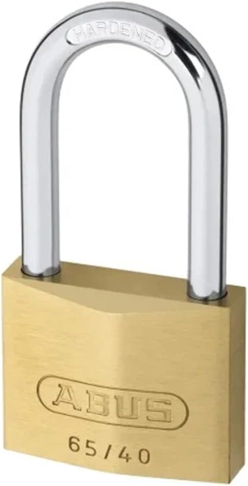 ABUS - 65/40mm Brass Padlock 40mm Long Shackle Carded