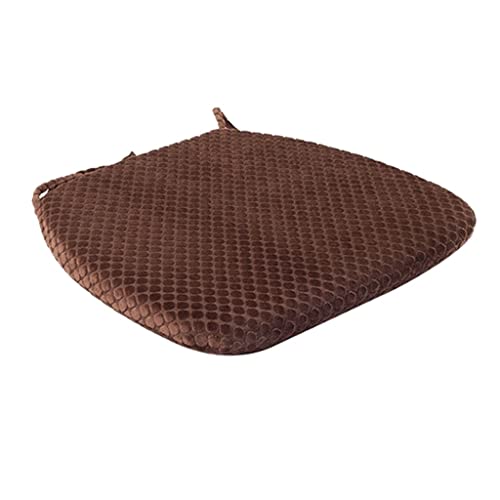 Yfqhdd Memory Foam Cushion Polka Dot Dining Chair Cushion Soft And Comfortable Office Chair Cushion Hip Pad Removable (Color : D, Size : 44 * 41 * 4Cm) #TOP21