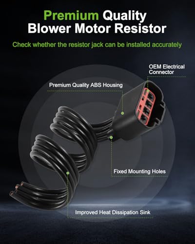 Image of SCITOO Air Conditioning Heater HVAC Blower Motor Resistor for 2005-2011 for Ford Crown Victoria,for Infiniti QX56,for Lincoln Mark LT,for Mercury Montego,for Nissan Pathfinder,OE-PT1262,3U2Z14S411ZEA