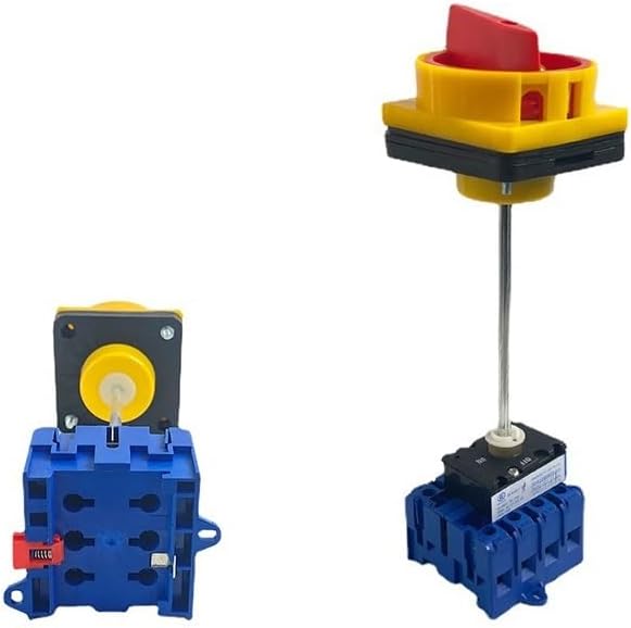Isolator Disconnect Switch with Padlock 40A 3P/4P 2 Position On-Off Rotary Cam Switches Cabinet Control YMD11-40B/4P(4P)