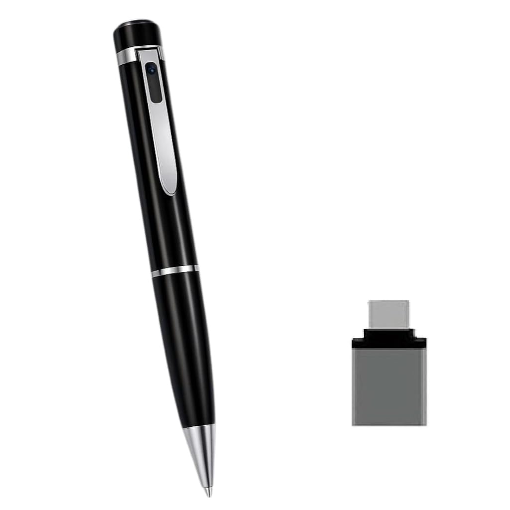 FREDI HD PLUS 1080p HD Pen Camera with Audio & Video Recording | 256GB Card Support | OTG for Android & PC | 80 Min Rechargeable Battery | Sleek Daily Use Recorder-image-34