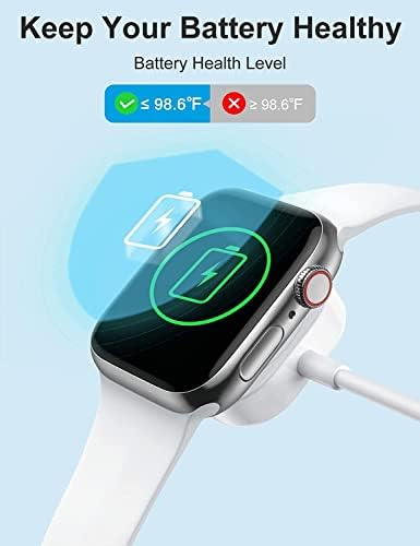   Fast Charger for Apple Watch - Magnetic Wireless Charger Watch Charger Compatible with Apple Watch Series 6 SE 5 4 3 2 1 38mm /40mm /42mm /44mm(3.3 Ft)